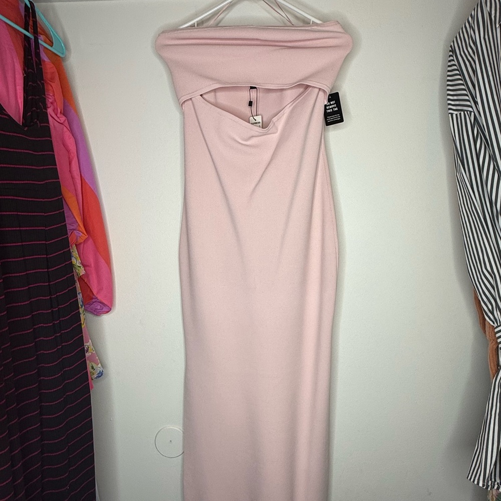 Express NWT Strapless Pink Dress